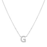 COLLAR INICIAL SHINE PLATA