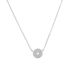 COLLAR GIRASOL PLATA | BOAZ JOYAS