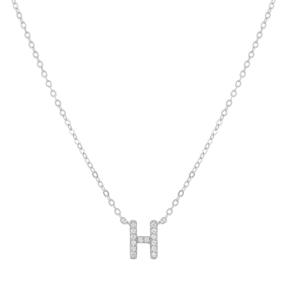 COLLAR INICIAL SHINE PLATA