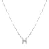 COLLAR INICIAL SHINE PLATA