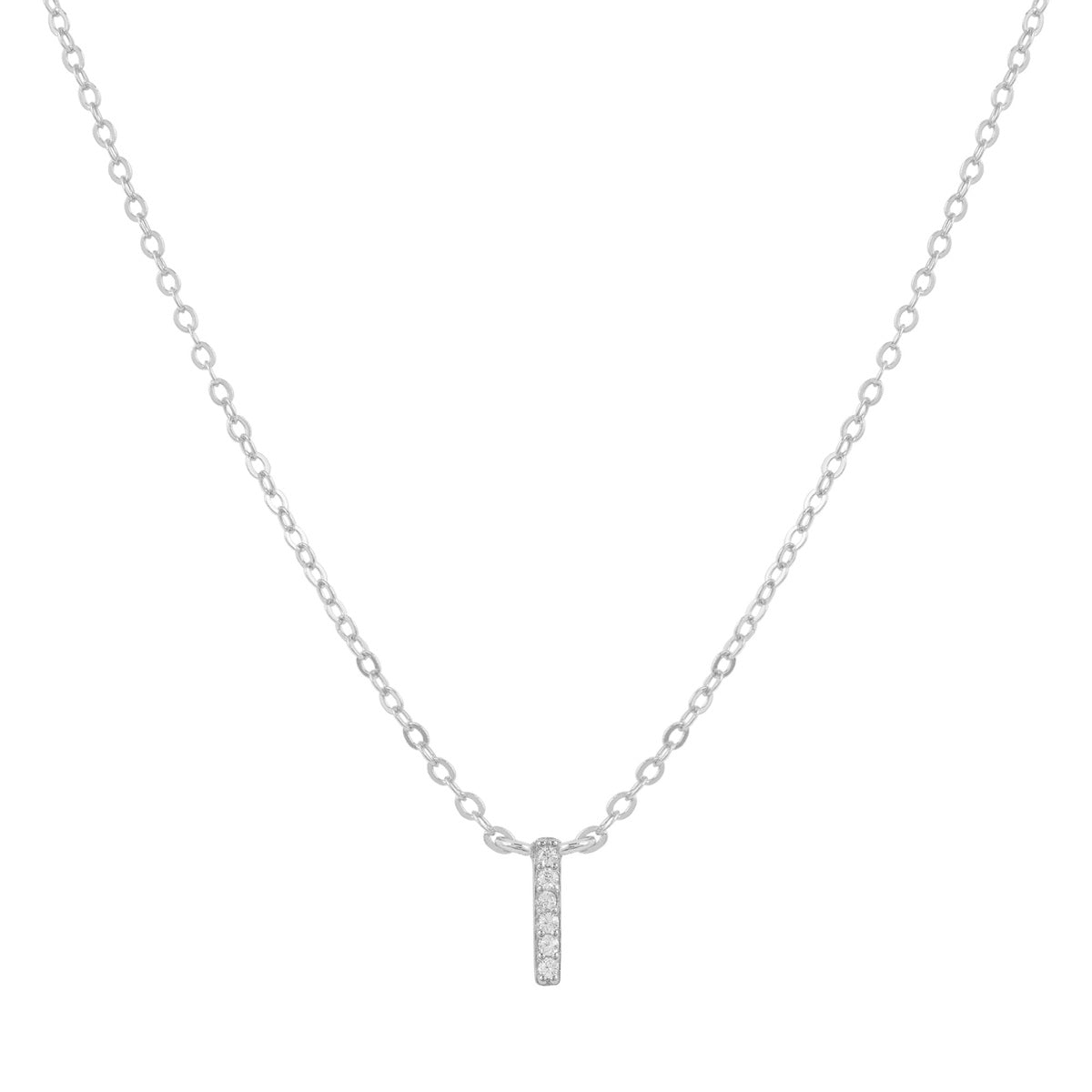 COLLAR INICIAL SHINE PLATA