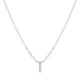 COLLAR INICIAL SHINE PLATA