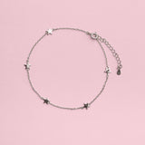 TOBILLERA STARS PLATA