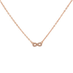 COLLAR INFINITO BAÑADO EN ORO ROSADO | BOAZ JOYAS