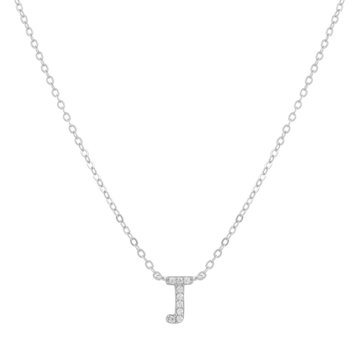 COLLAR INICIAL SHINE PLATA