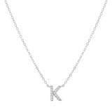 COLLAR INICIAL SHINE PLATA