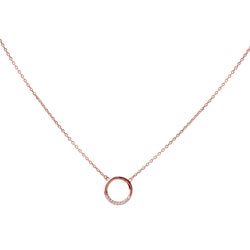 COLLAR LEA BAÑADO EN ORO ROSADO | BOAZ JOYAS