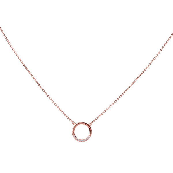 COLLAR LEA BAÑADO EN ORO ROSADO | BOAZ JOYAS