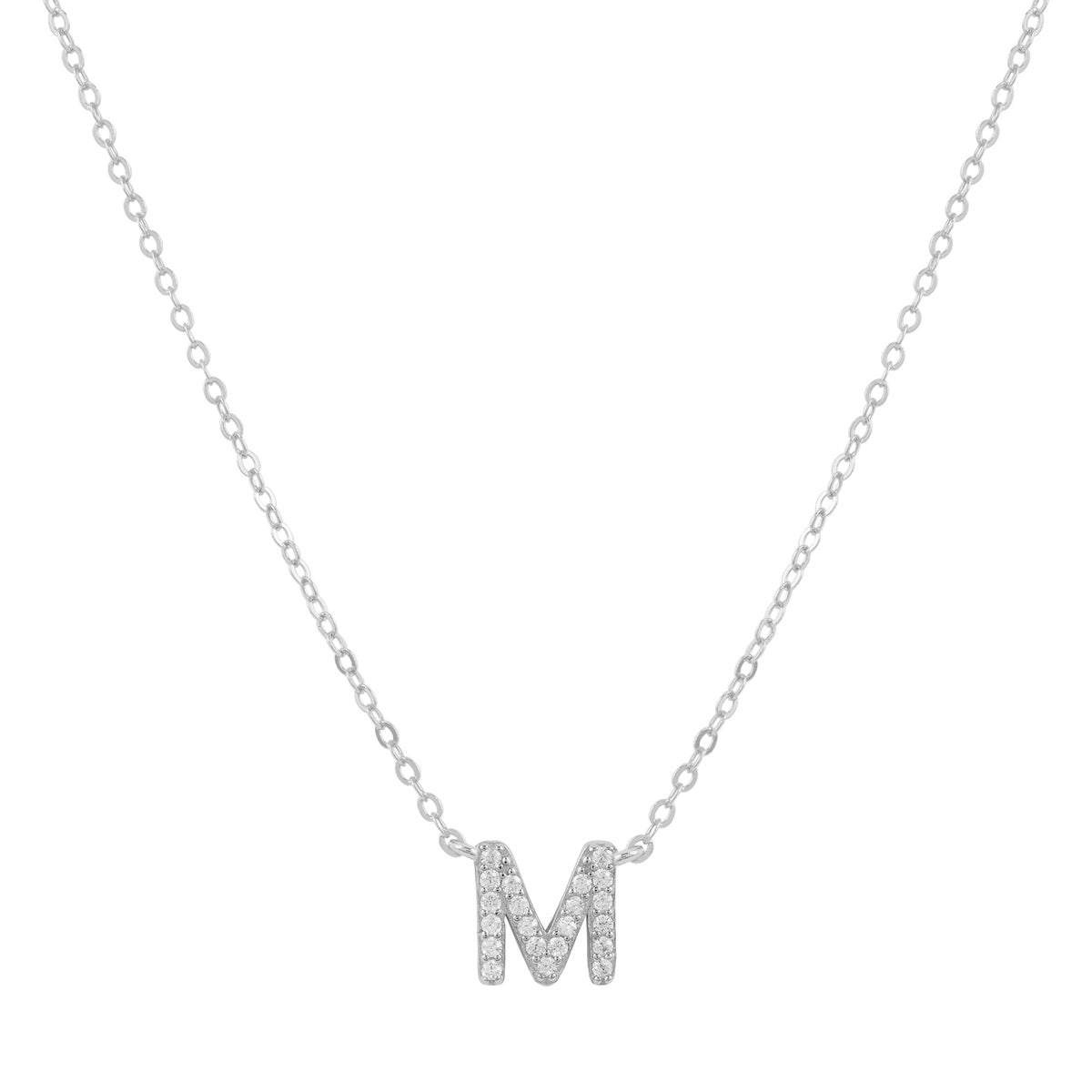 COLLAR INICIAL SHINE PLATA