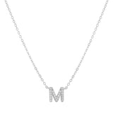 COLLAR INICIAL SHINE PLATA