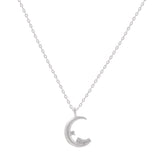 COLLAR MOON PLATA