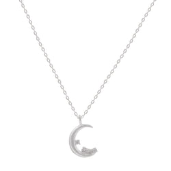 COLLAR MOON PLATA | BOAZ JOYAS