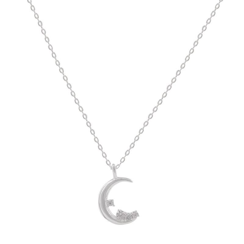 COLLAR MOON PLATA | BOAZ JOYAS