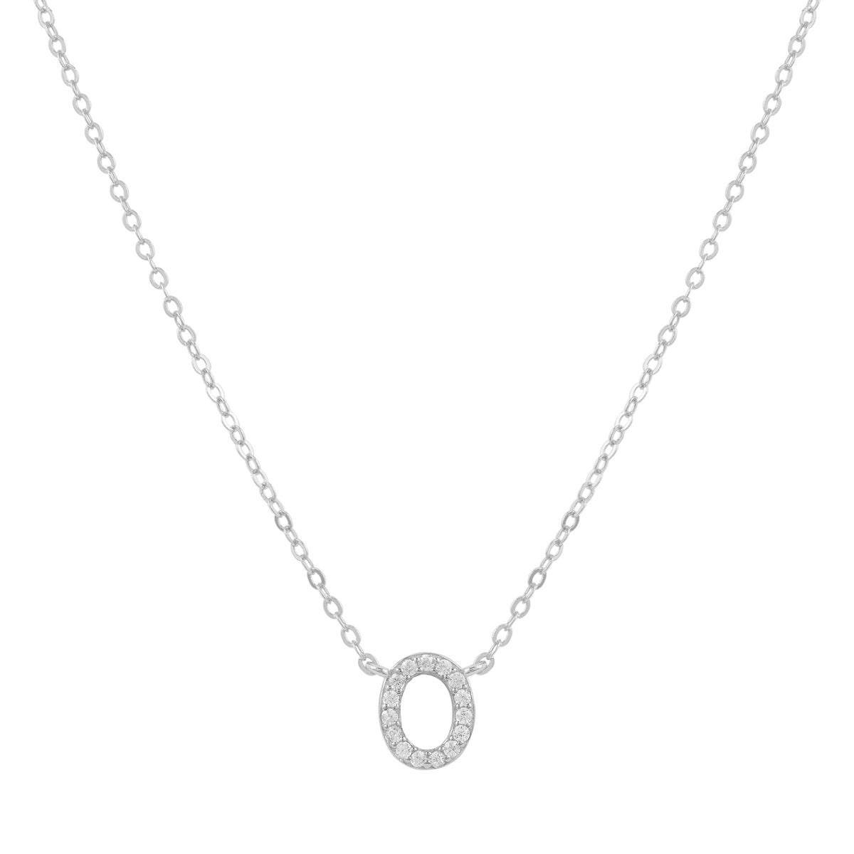 COLLAR INICIAL SHINE PLATA