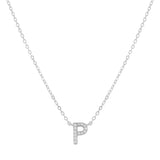 COLLAR INICIAL SHINE PLATA
