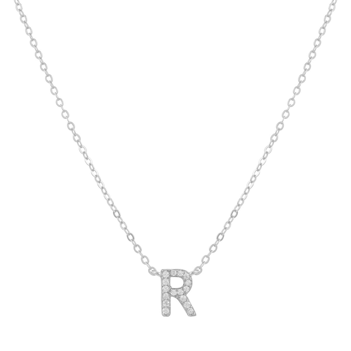 COLLAR INICIAL SHINE PLATA