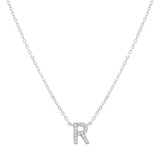 COLLAR INICIAL SHINE PLATA