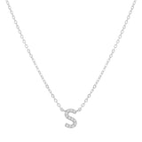 COLLAR INICIAL SHINE PLATA