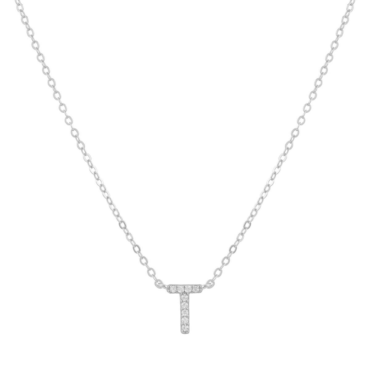 COLLAR INICIAL SHINE PLATA