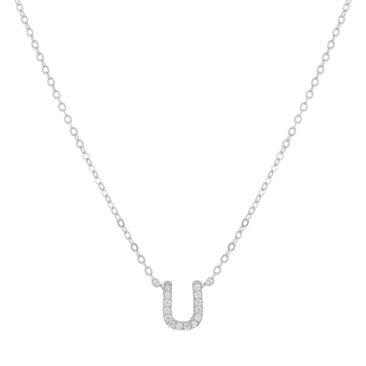 COLLAR INICIAL SHINE PLATA