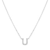 COLLAR INICIAL SHINE PLATA