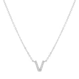 COLLAR INICIAL SHINE PLATA