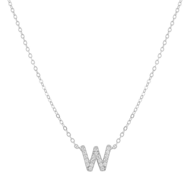 COLLAR INICIAL SHINE PLATA | BOAZ JOYAS