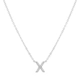 COLLAR INICIAL SHINE PLATA