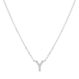 COLLAR INICIAL SHINE PLATA
