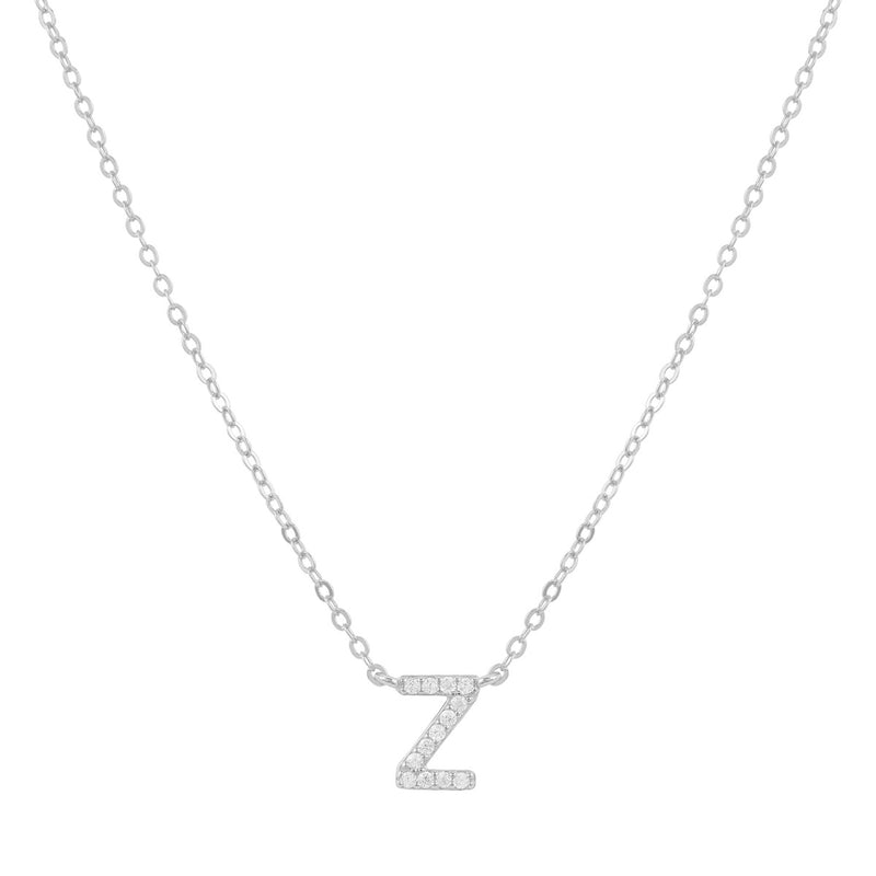 COLLAR INICIAL SHINE PLATA | BOAZ JOYAS